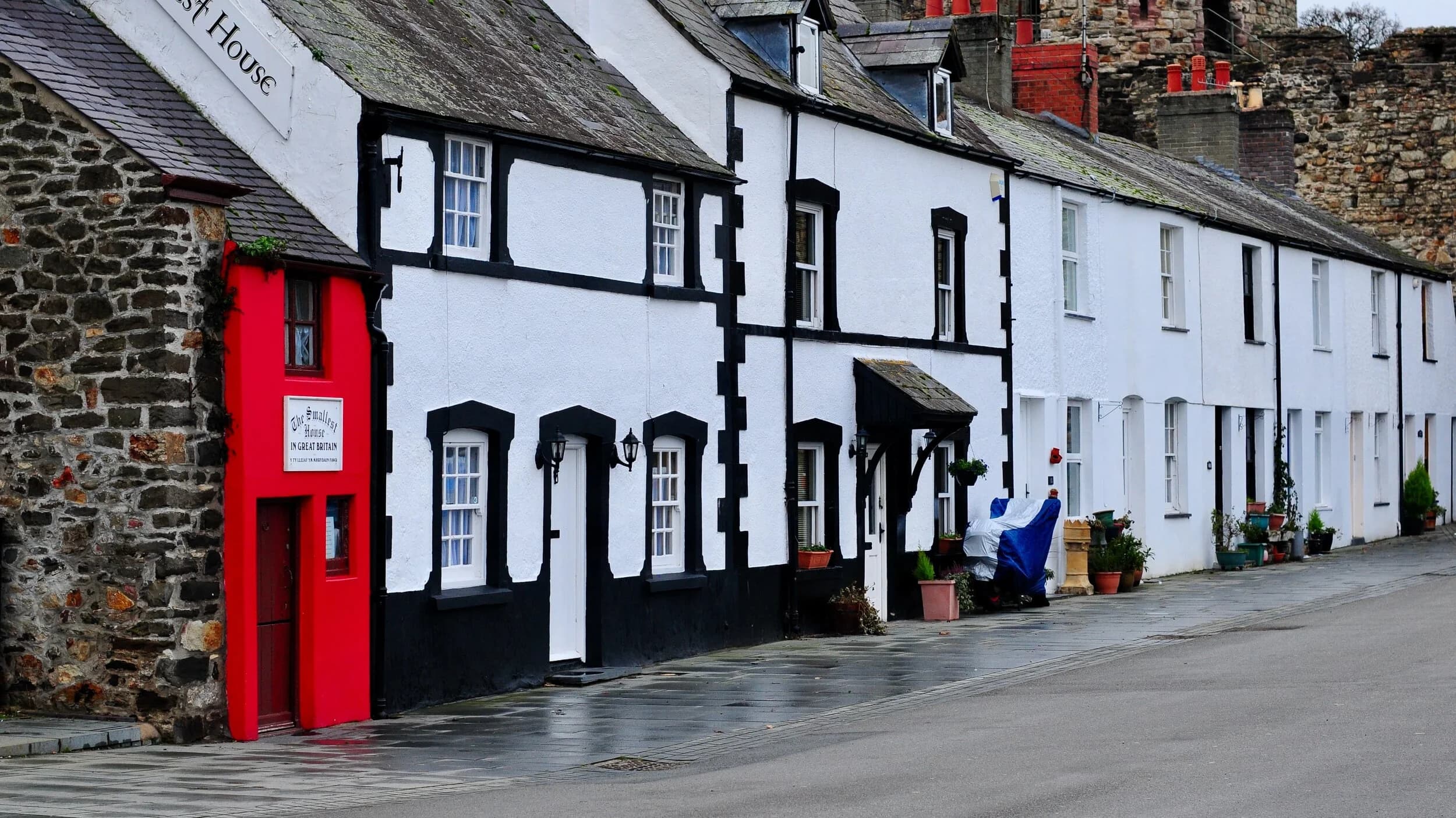 Conwy town and castle